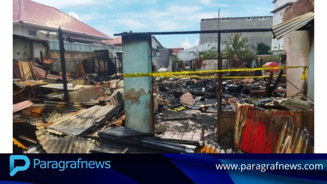 Salah satu rumah warga yang ludes terbakar di Jalan di Iman Bonjol tepatnya sebelah Masjid Taqwa, RT 14 Kelurahan Dumai Kota Kecamatan Dumai Kota, Provinsi Riau / zonaberita
