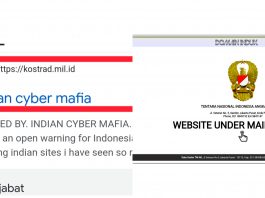 Situs kostrad Diretas India cyber mafia
